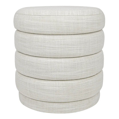 Demi Stool - Off White Linen