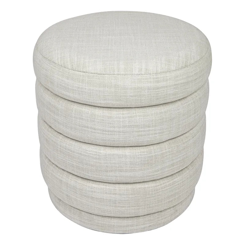Demi Stool - Off White Linen