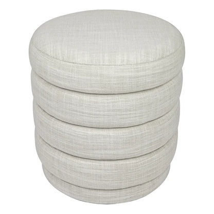 Demi Stool - Off White Linen