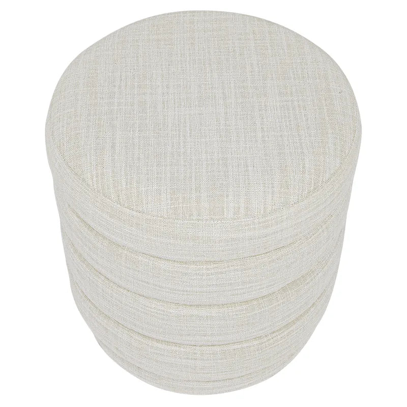 Demi Stool - Off White Linen