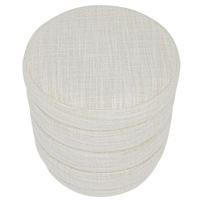 Demi Stool - Off White Linen
