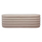 Demi Storage Bench Ottoman - Nude Velvet