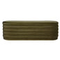 Demi Storage Bench Ottoman - Olive Velvet