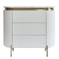 Demarco 3 Drawer Chest - White