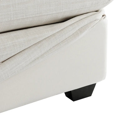 Birkshire Slip Cover Arm Chair - Off White Linen