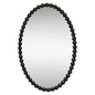 Esme Oval Wall Mirror - Black