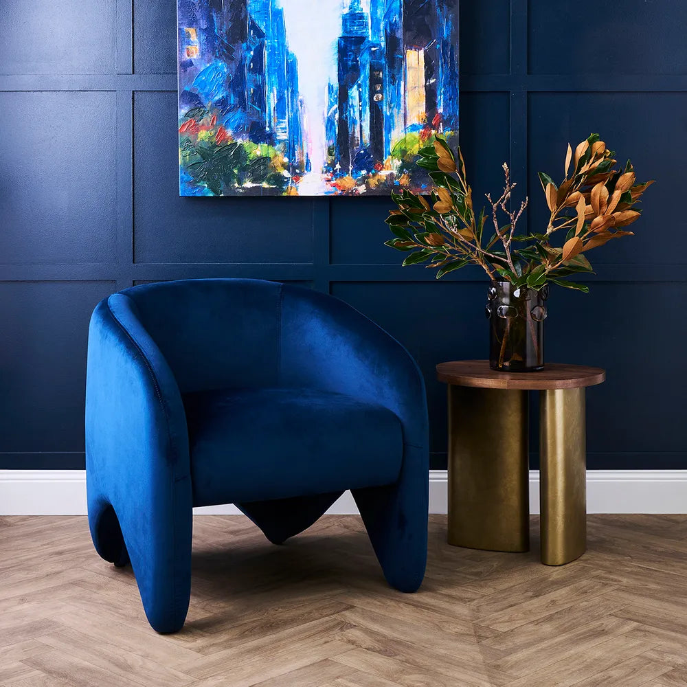 Audrey Large Side Table - Walnut