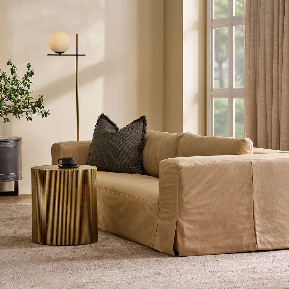 Chadwick Side Table - Brass