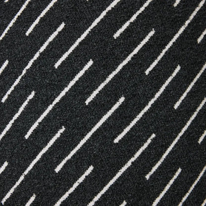 Orta Stool - Black Jacquard