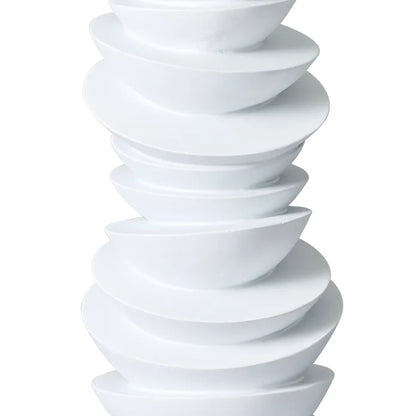 Mendoza Table Lamp - White w Off White Shade