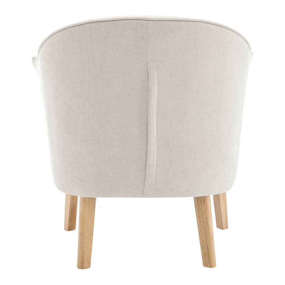Elsa Arm Chair - Cream Chenille
