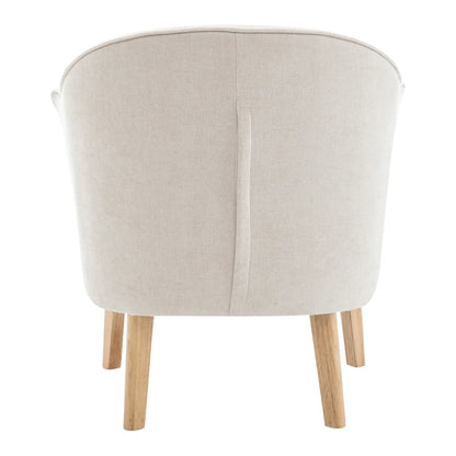 Elsa Arm Chair - Cream Chenille