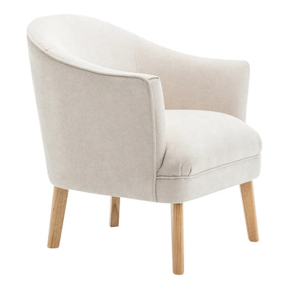 Elsa Arm Chair - Cream Chenille