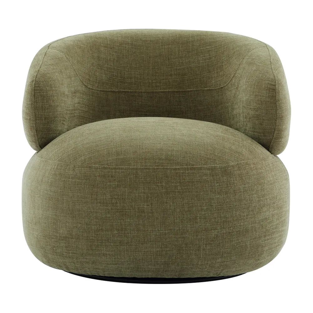 Greenwich Swivel Occasional Chair - Sage Chenille