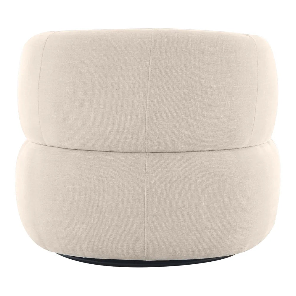 Greenwich Swivel Occasional Chair - Natural Chenille