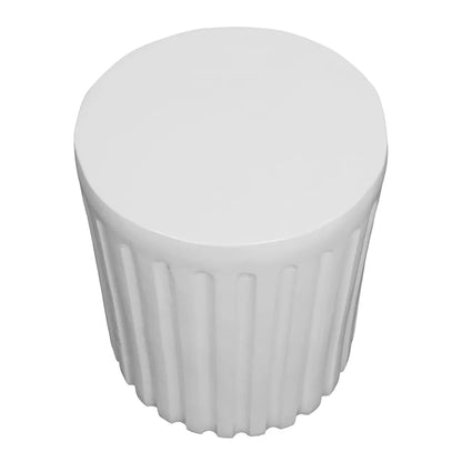 Caleb Side Table - White