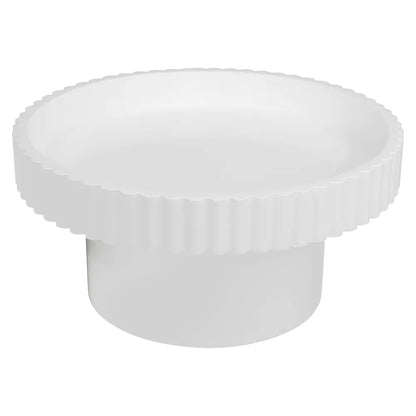 Blythe Footed Bowl - Small White