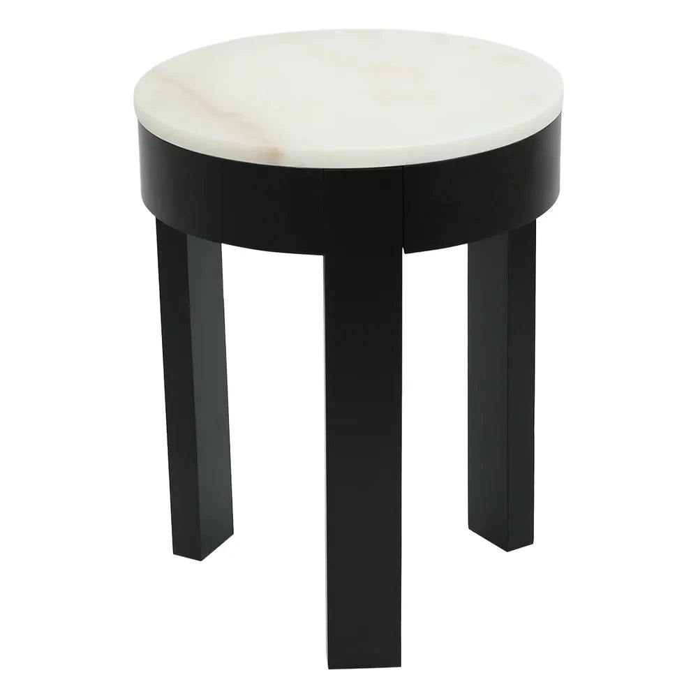 Oliver Marble Side Table - Small Black