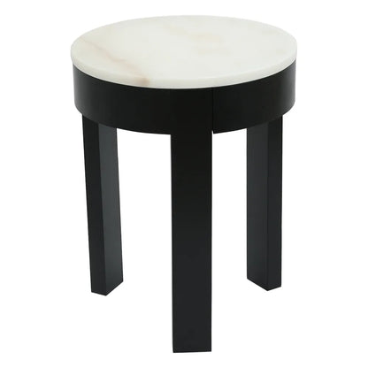 Oliver Marble Side Table - Small Black