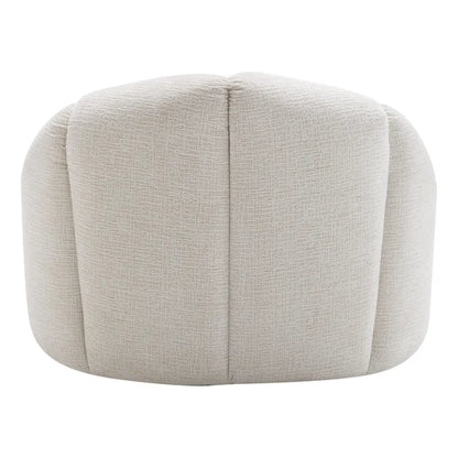Avalon Swivel Occasional Chair - Cream Chenille