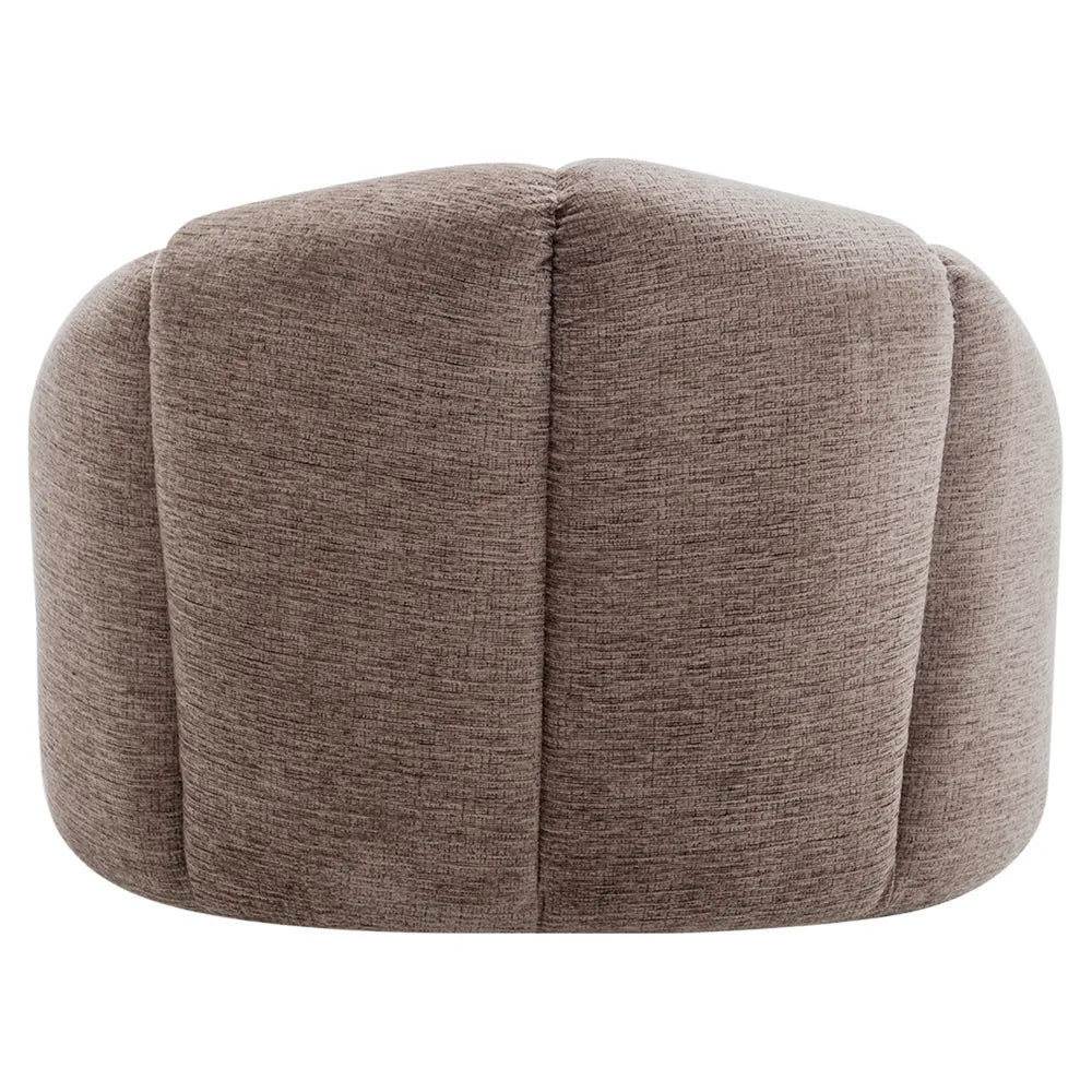 Avalon Swivel Occasional Chair - Mink Chenille