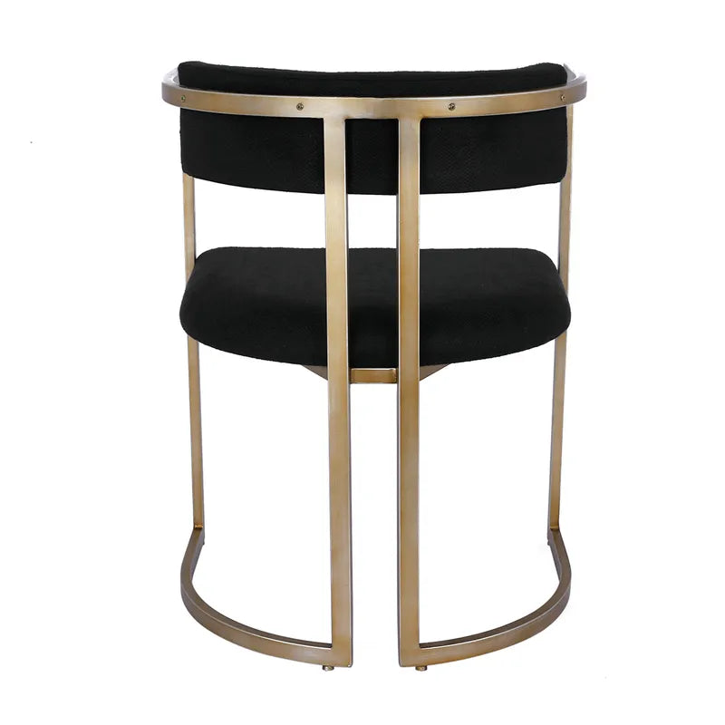 Dino Dining Chair - Black Linen