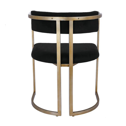 Dino Dining Chair - Black Linen