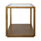 Sadie Square Side Table - Large Antique Gold
