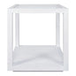 Sadie Oak Square Side Table - Large White