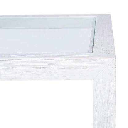 Sadie Oak Square Side Table - Large White