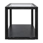 Sadie Oak Square Side Table - Medium Black