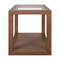 Sadie Oak Square Side Table - Medium Walnut