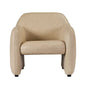 Clifton Arm Chair - Cappuccino Cream Leather