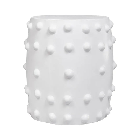 Otto Concrete Stool - White