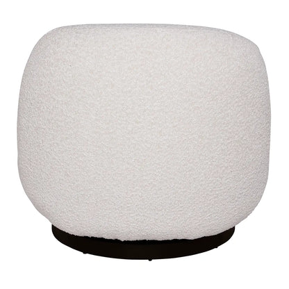 Felicity Swivel Occasional Chair - Ivory Boucle