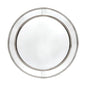 Zeta Wall Mirror - Round Antique Silver