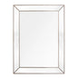 Zeta Wall Mirror - Large Antique Silver