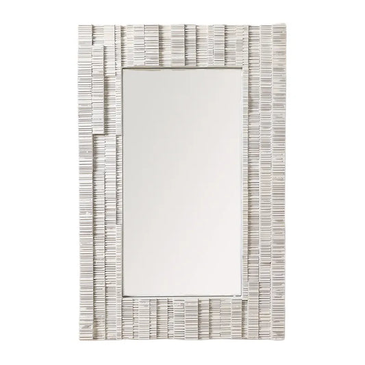 Dunbar Wall Mirror - Rectangle White