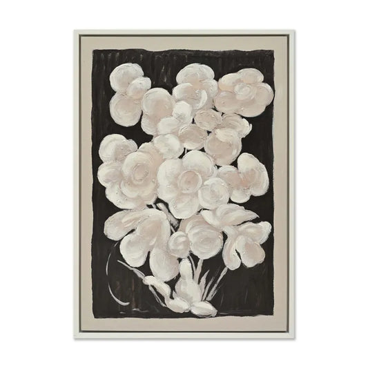 Textured Bouquet Enhanced Canvas Print