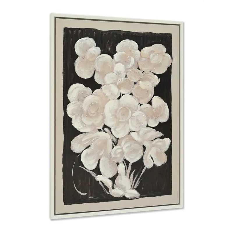 Textured Bouquet Enhanced Canvas Print