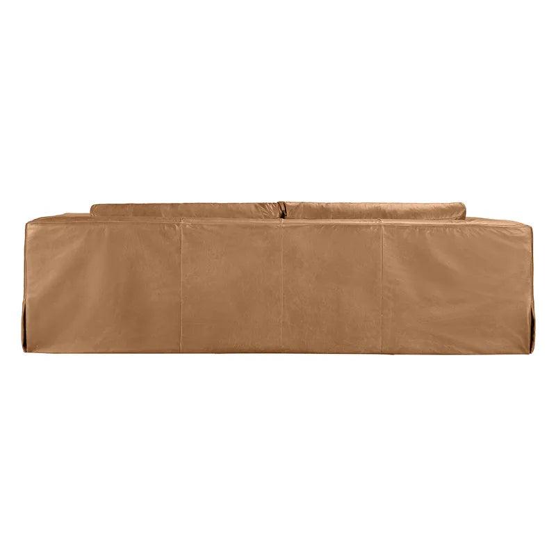 Pomona 3 Seater Sofa - Light Brown Leather
