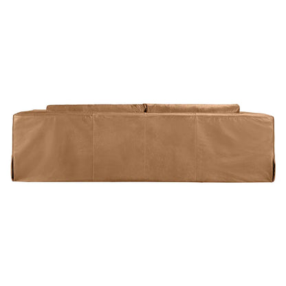 Pomona 3 Seater Sofa - Light Brown Leather