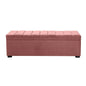 Soho Storage Bench Ottoman - Dusty Rose Velvet