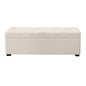 Soho Storage Bench Ottoman - Ivory