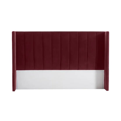 Central Park Queen Bedhead - Wine Velvet