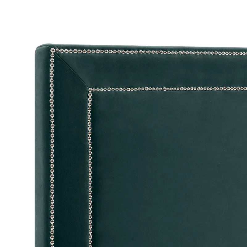 Manhattan Queen Bedhead - Teal Velvet