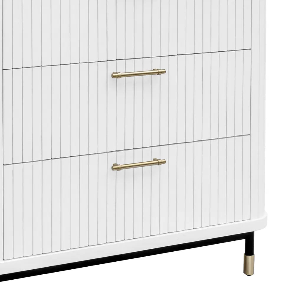 Sophia 3 Drawer Chest - White