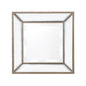 Zeta Wall Mirror - Small Antique Silver