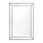 Zeta Wall Mirror - Medium Antique Silver