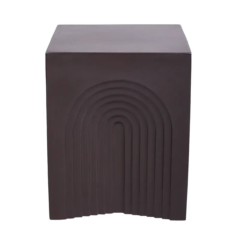 Arc Concrete Stool - Charcoal - OUTLET NSW